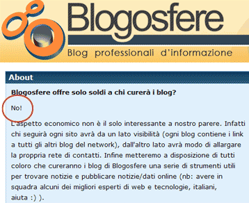Retribuzione collaboratori - Blogosfere