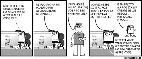 Papiny alle prese con lo spamming