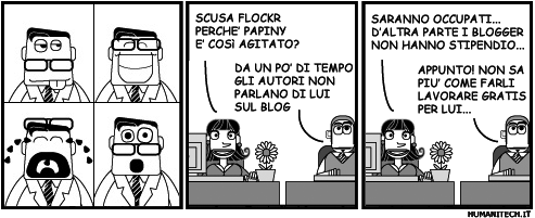 Papiny e il lavoro gratis