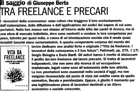Recensione Giuseppe Berta