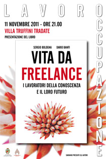 Locandina - Presentazione "Vita da freelance" a Tradate (VA)
